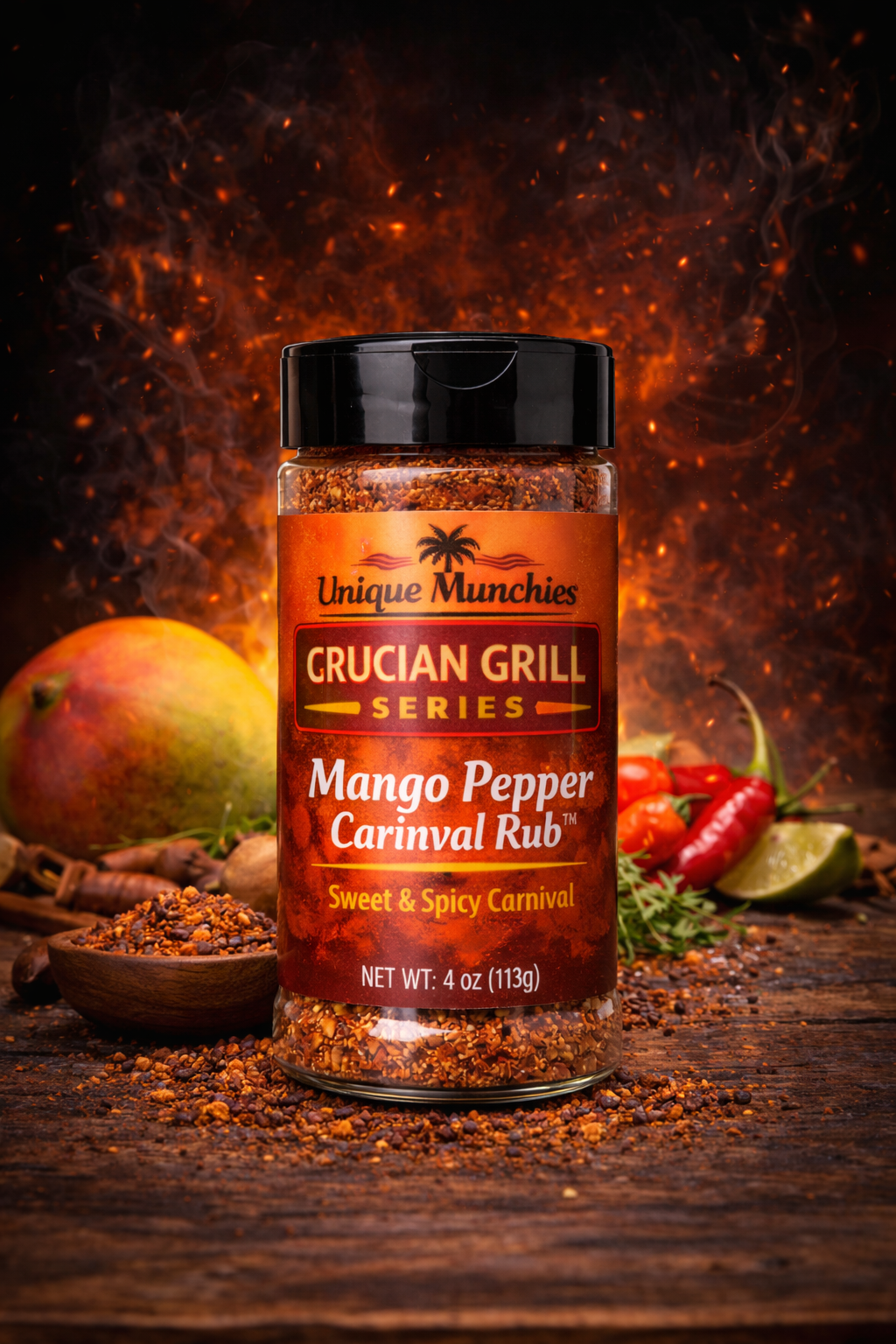 Mango Pepper Carnival Rub
